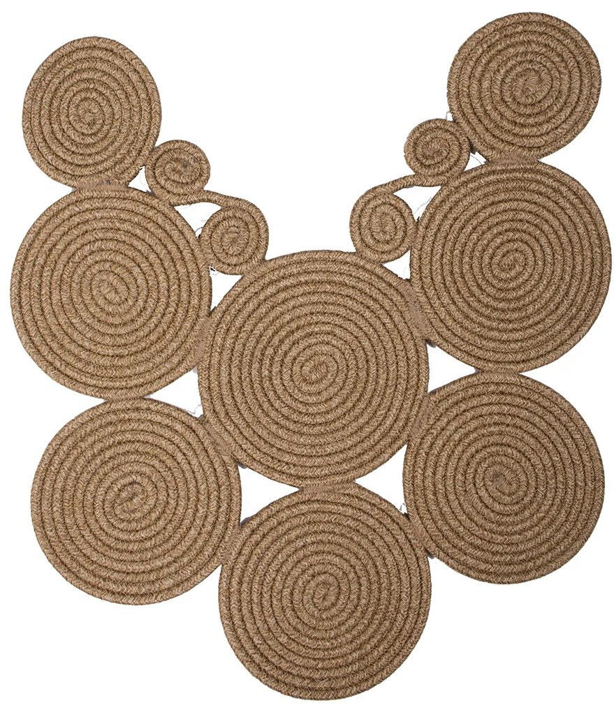 Dywany plecione Beżowy dywanik WC50x60cm 050x060 inny