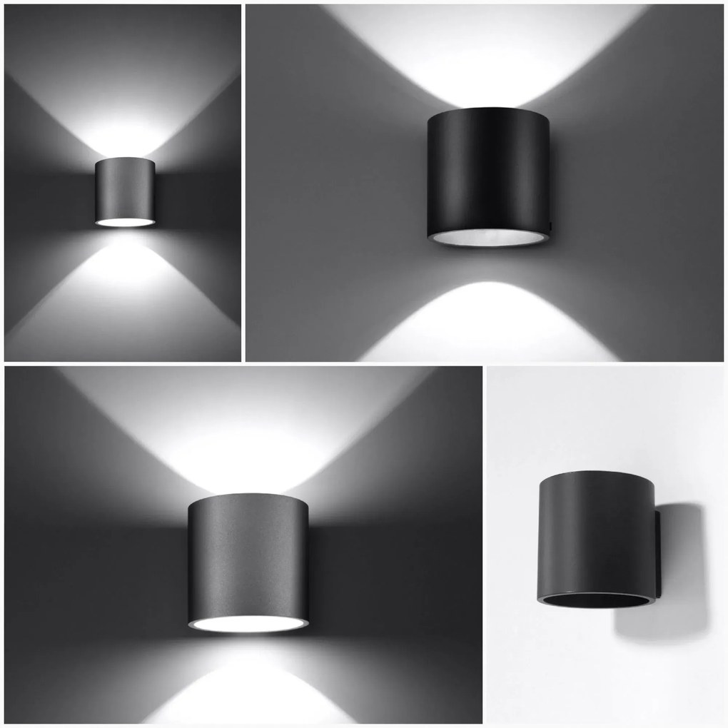 Minimalistyczny Kinkiet Walec Kurina 4X E713 R7-W39