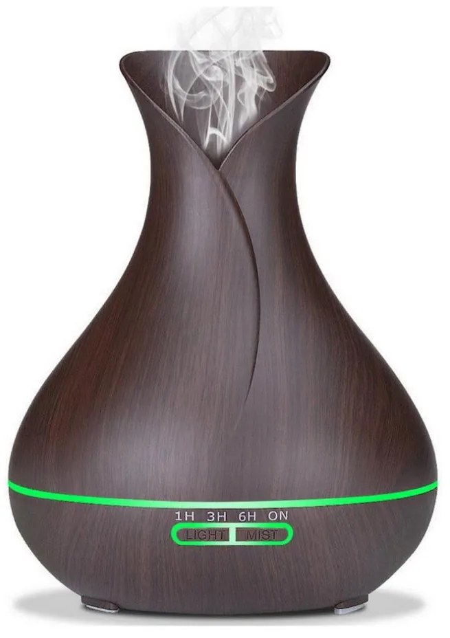 LED RGB nawilżacz i jonizator powietrza 400 ml