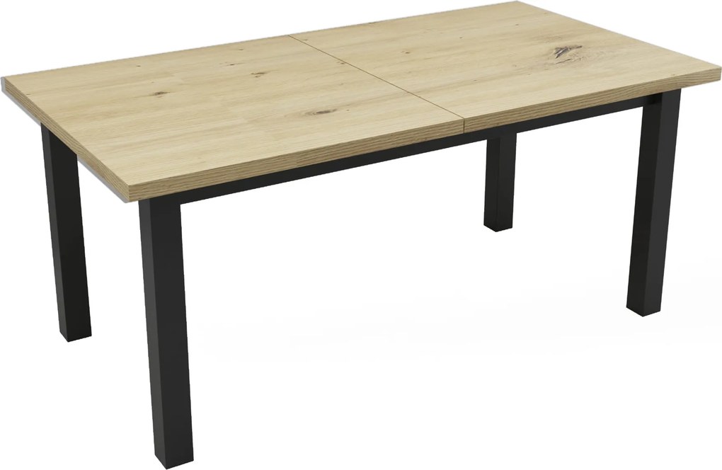 Stół prostokątny rozkładany 90x170/250 Artisan R-6 + nogi drewniane