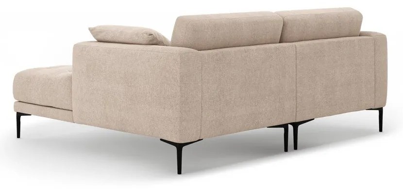 Jasnobrązowy narożnik (prawostronny/z szezlongiem) Bemy – Micadoni