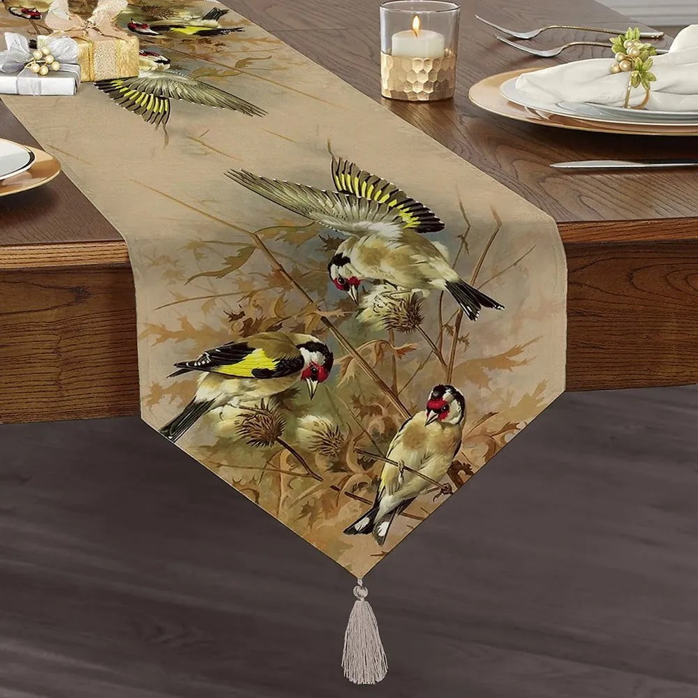 Bieżnik 45x140 cm Yellow Bird – Mila Home