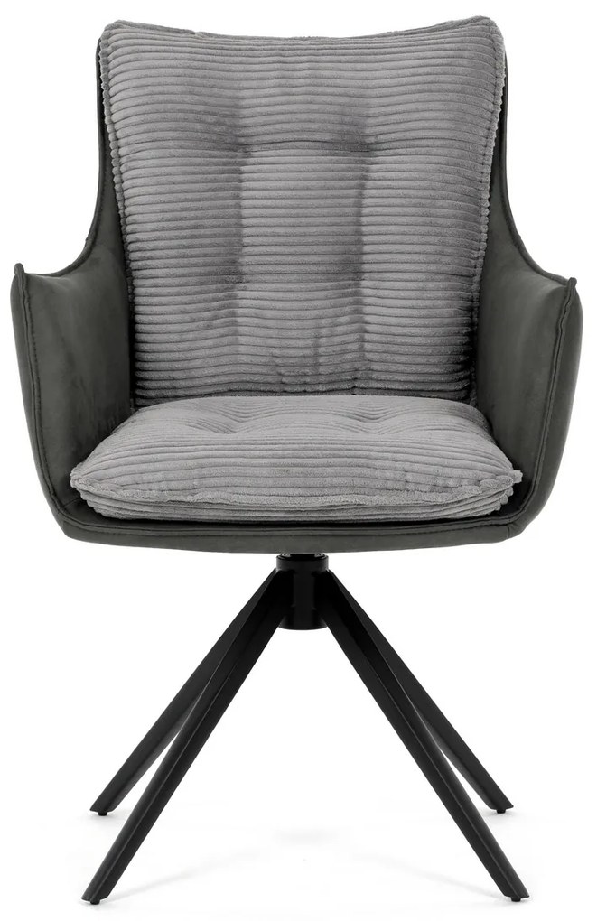 Zestaw krzeseł obiadowych z mechanizmem powrotnymDCH-D1345 GREY2, 2 szt.