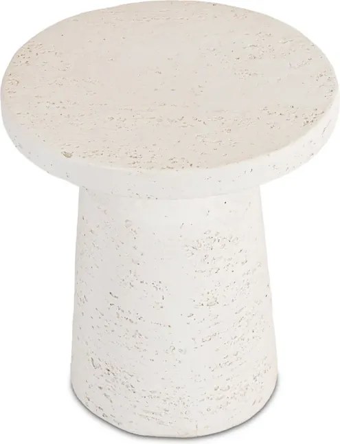 Stolik Kawowy DESS 38 cm Krem/Beż Japandi