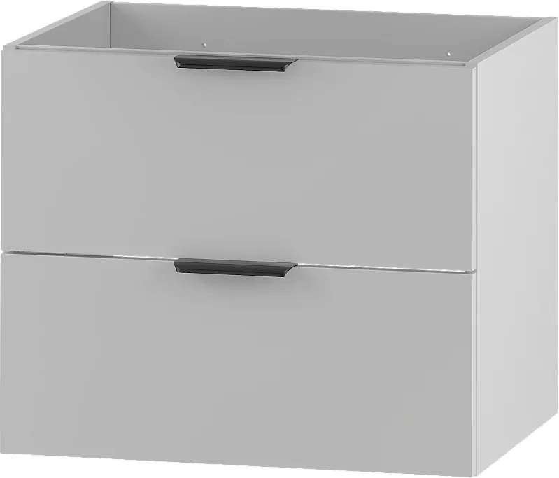 Biała Szafka pod Umywalkę 60cm 2 Szuflady Pile