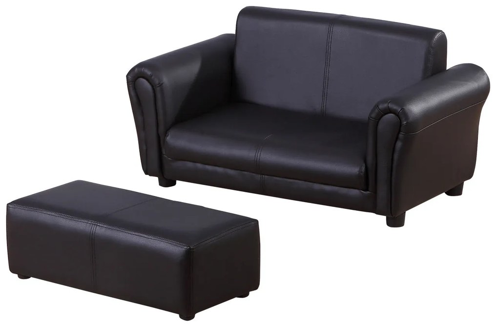 Fotel dziecięcy z pufą HOMCOM