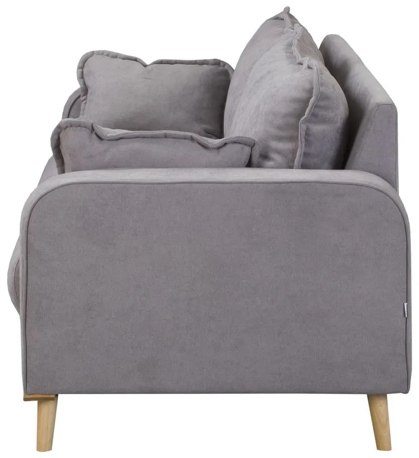Szara sofa 193 cm Beata – Ropez