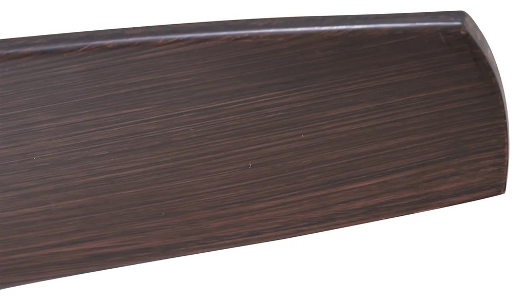 Czarny Wentylator sufitowy z lampą z nadrukiem drewna 132 cm z LED ściemnialny z pilotem - Joly Nowoczesny Oswietlenie wewnetrzne
