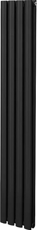 Grzejnik kolumnowy owalny – 1600 mm x 240 mm – czarny