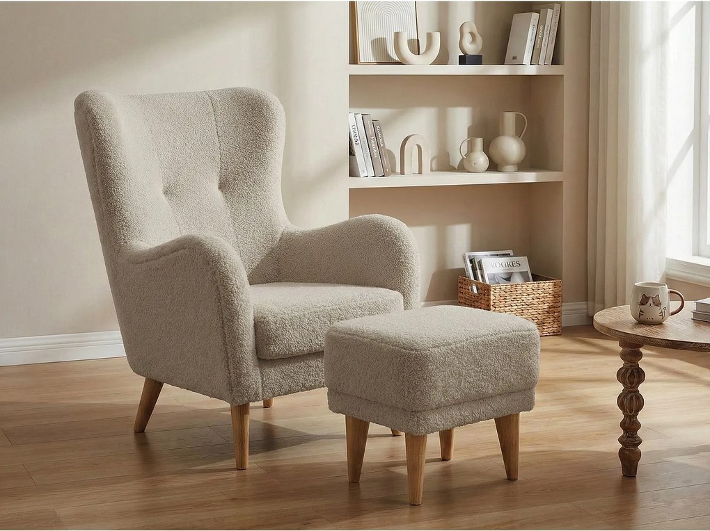 Fotel Roland z podnóżkiem-ergonomiczny, komfortowy i ponadczasowy design