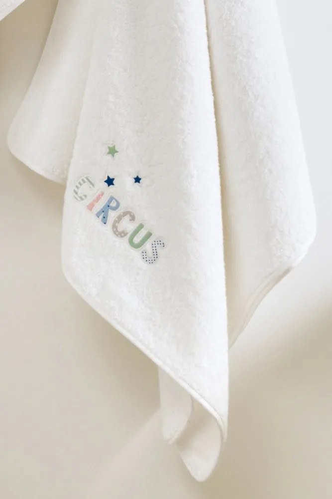 Podarunkowy zestaw ręczników dla dzieci CIRCUS, 2 szt Śmietankowy