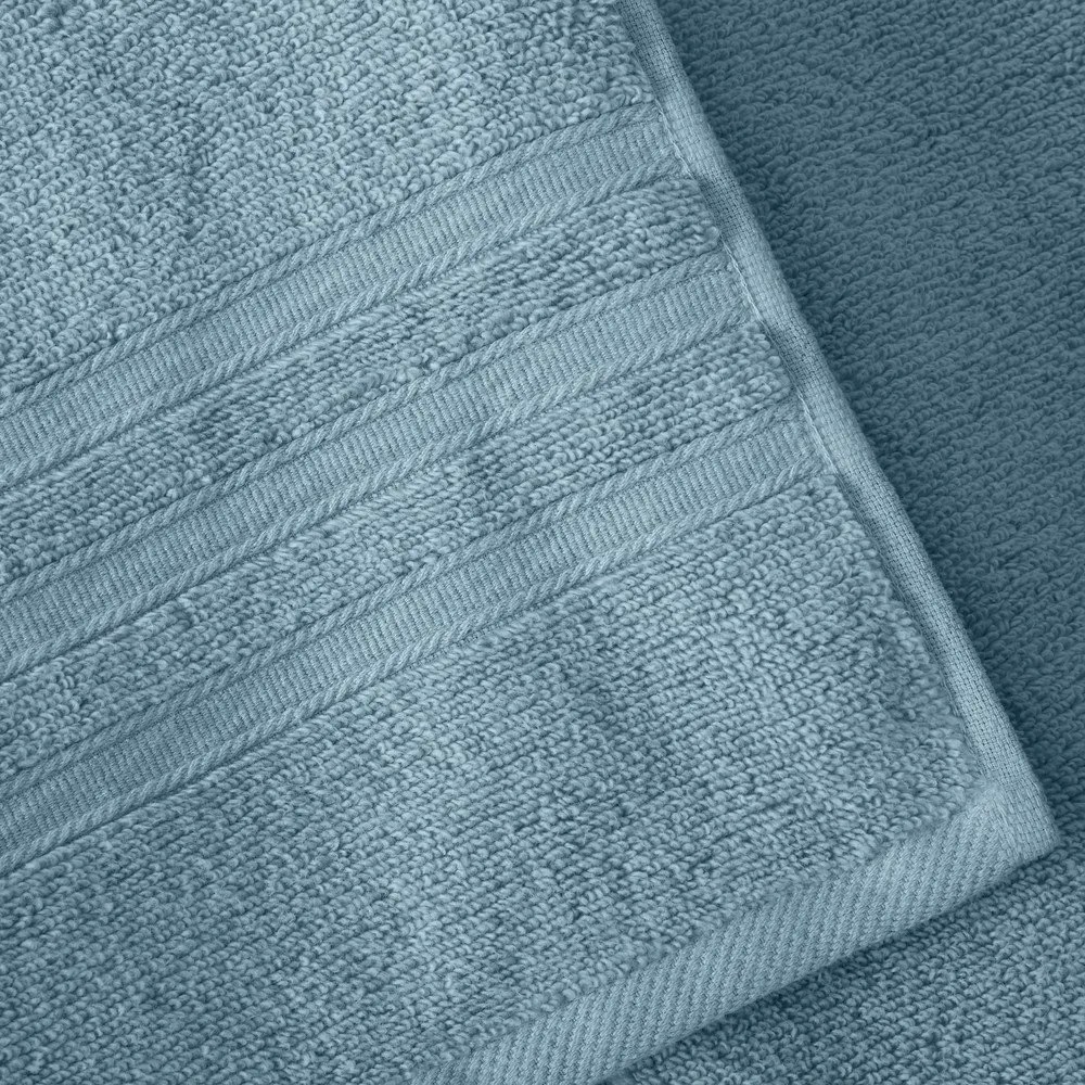 Niebieski bawełniany ręcznik kąpielowy frotte 90x140 cm Zero Twist – Catherine Lansfield
