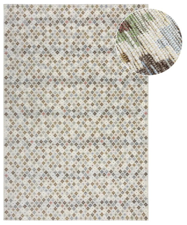 Kremowy dywan 200x290 cm Abstract Diamond – Flair Rugs