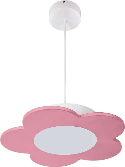 Różowa lampa wisząca do pokoju dziewczynki P6-R27