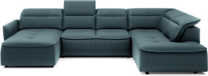 Narożnik MURILLO XL z elektryczną regulacją siedziska Prawostronny w tkaninie VOUGE 12 WERSAL