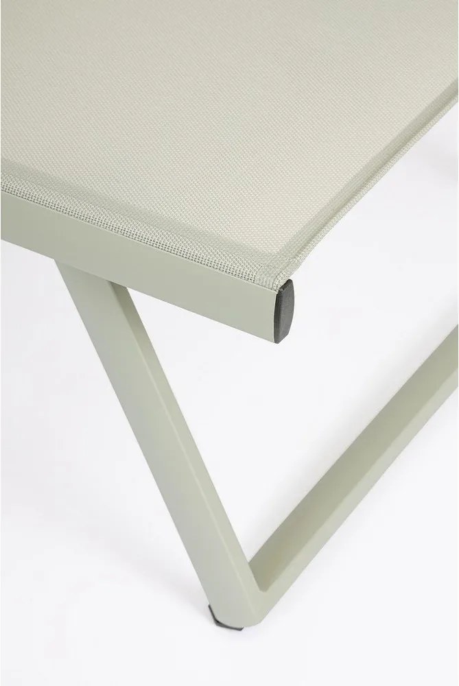 Szarobrązowy metalowy leżak ogrodowy Taylor – Bizzotto