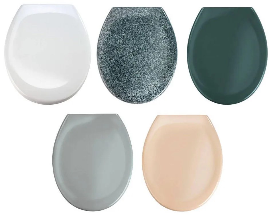 Deska sedesowa OTTANA GRANIT - Duroplast, wolnoopadająca, WENKO