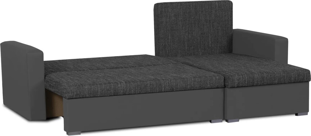 Narożnik z funkcją spania MADRIT Brąz