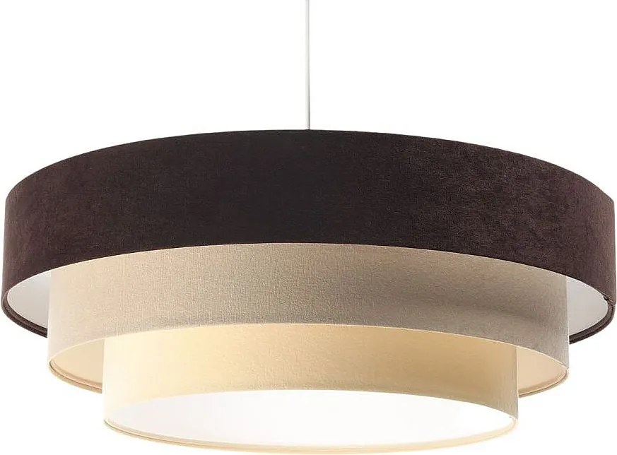 Lampa wisząca TRIO MIX brązowa/beżowa/biała