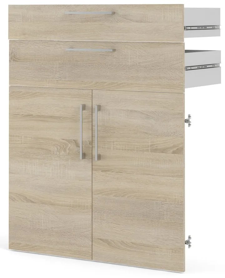 Element modułowych systemów półek w dekorze dębu 84x105 cm Prima – Tvilum