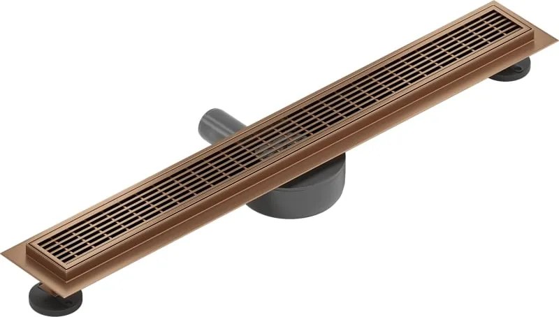Mexen Flat 360° M33 odpływ liniowy obrotowy 60 cm, miedź szczotkowana - 1C33060-40