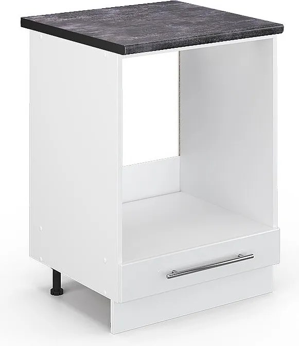 Szafka kuchenna biały wysoki połysk 60x60x82 fame-line