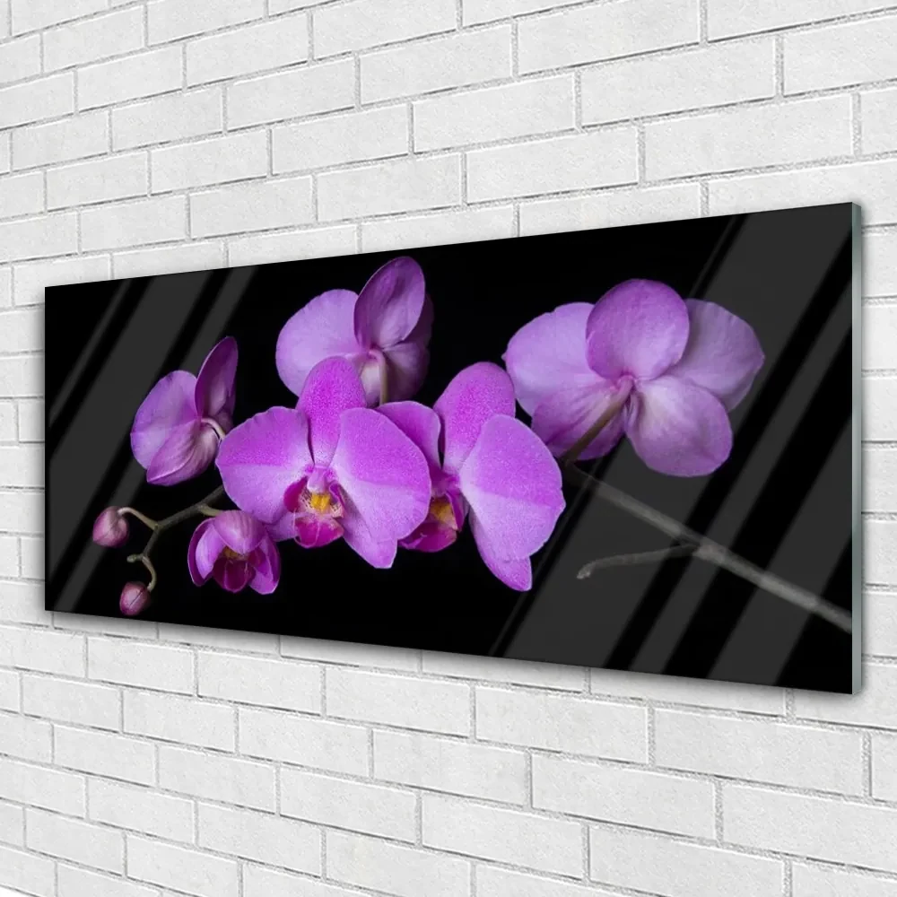 Obraz Szklany Storczyk Orchidea Kwiaty
