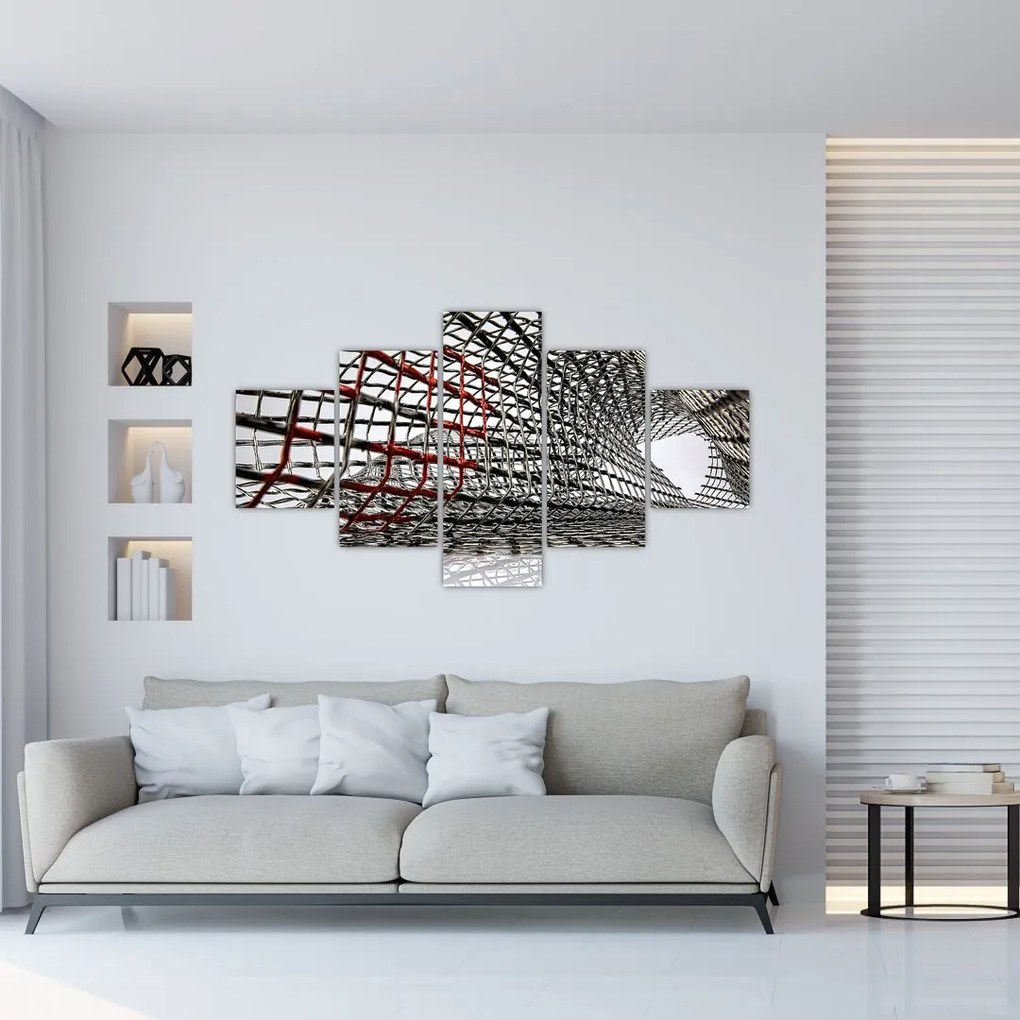 Obraz żelaznej konstrukcji (125x70 cm)