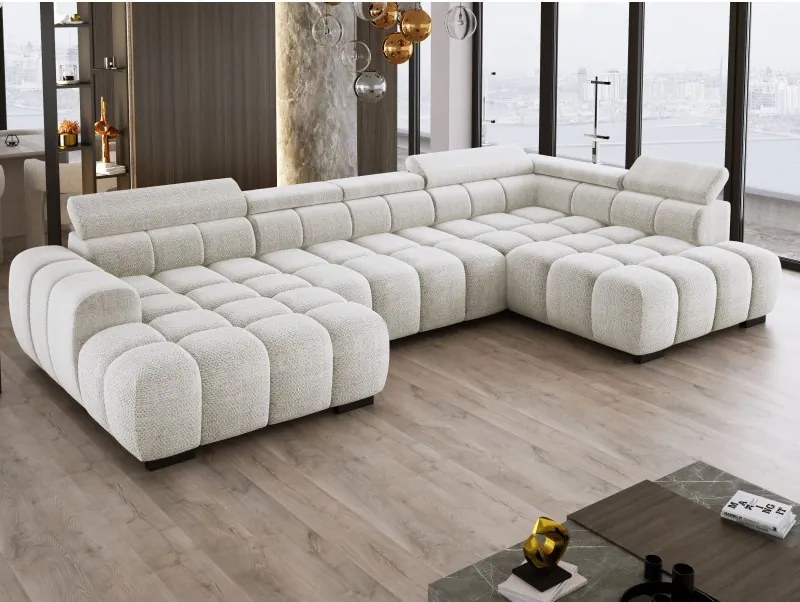 Narożnik BULL XL Prawostronny z elektryczną funkcją regulacji tkanina Eden 04 WERSAL