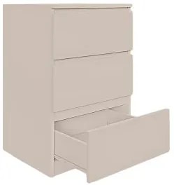 Komoda BASIC 3 szuflady – Kaszmir | 50x75x40 cm