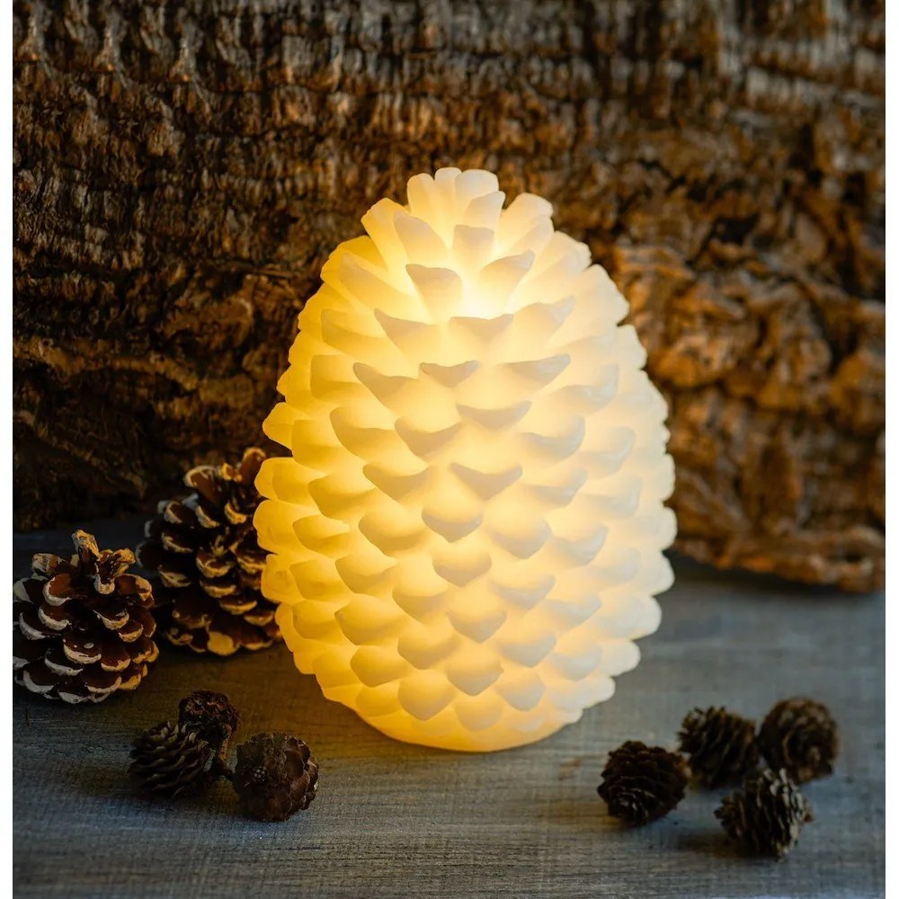 Biała świąteczna dekoracja świetlna ø 14 cm Clara – Sirius