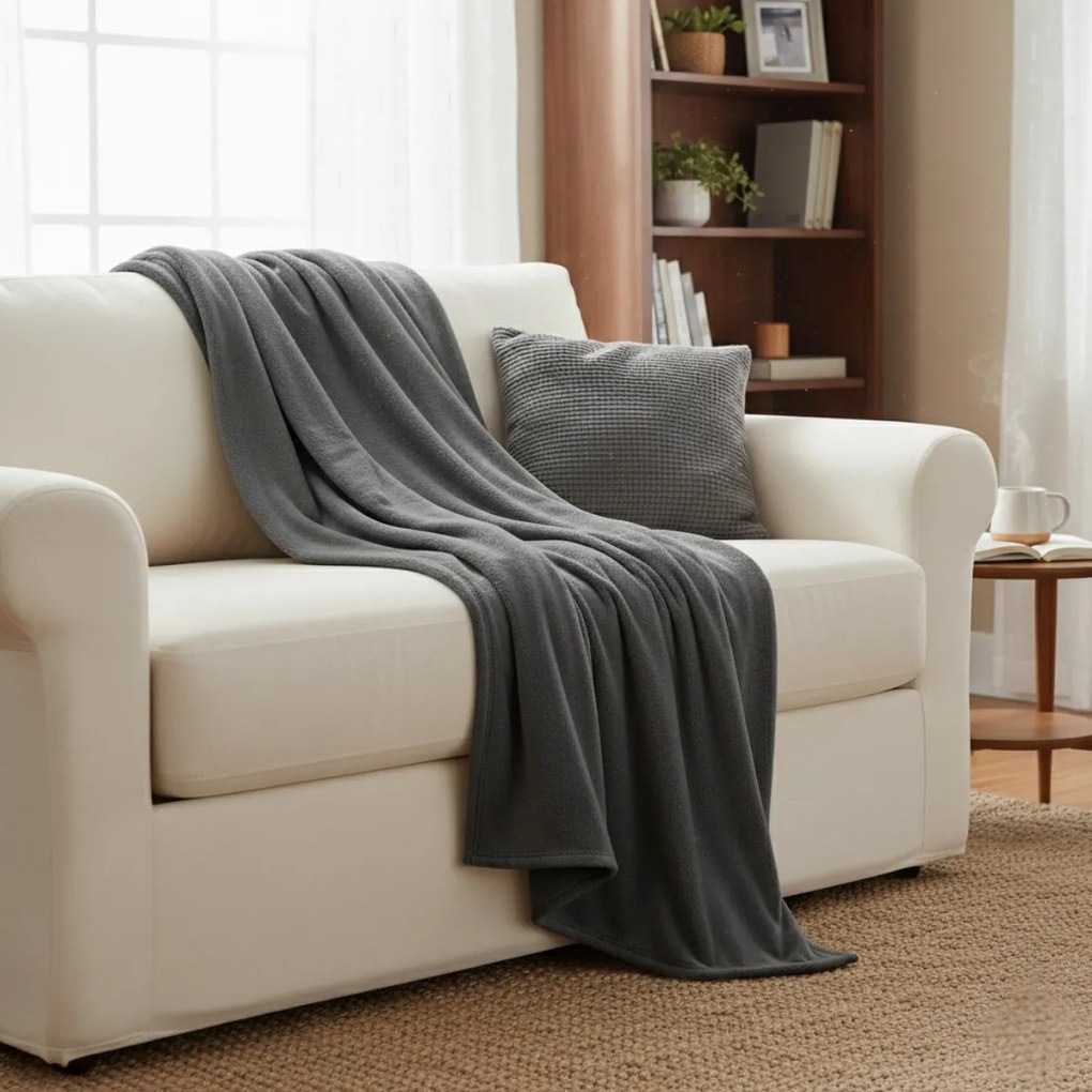 Koc pluszowy 130 x 160 cm