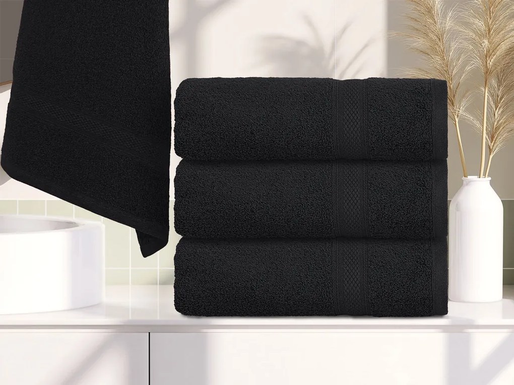 Ręcznik CLARYSSE ELEGANCE 60x110 cm antracytowy, 100% bawełna