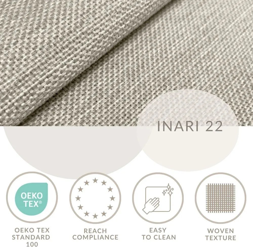 Beżowe łóżko kontynentalne ze schowkiem 180x200 cm Caya – Maison de Rêve