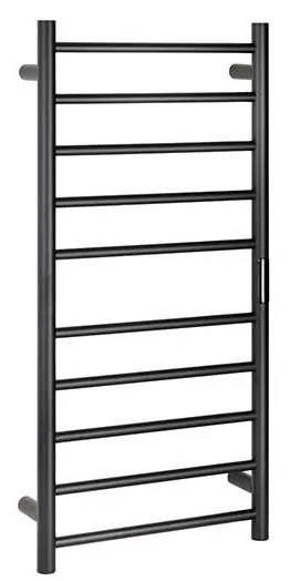 Wieszak na ręczniki 45x96 cm stal nierdzewna/czarny