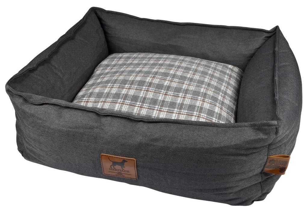 Prostokątne legowisko z poliestru, 55 x 50 cm