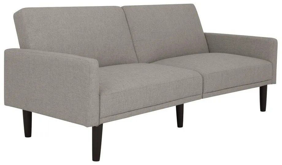 Jasnoszara sofa rozkładana 198 cm – Støraa