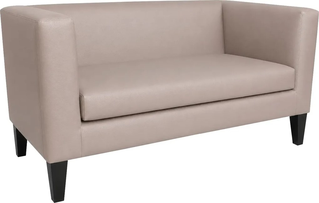 Sofa Monaco : Kolor nogi - Venge, Kolor tkaniny - EKO-SKÓRA - 11D, Typ tkaniny - Eko-skóra , Wysokość nogi - 20 cm