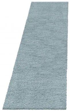 Dywan shaggy Fluffy Super Soft błękitny 80 cm x 250 cm