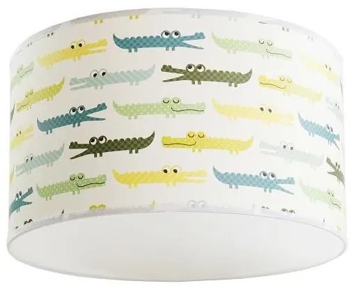 Dziecięca lampa sufitowa CROCODILES 1xE27/60W/230V