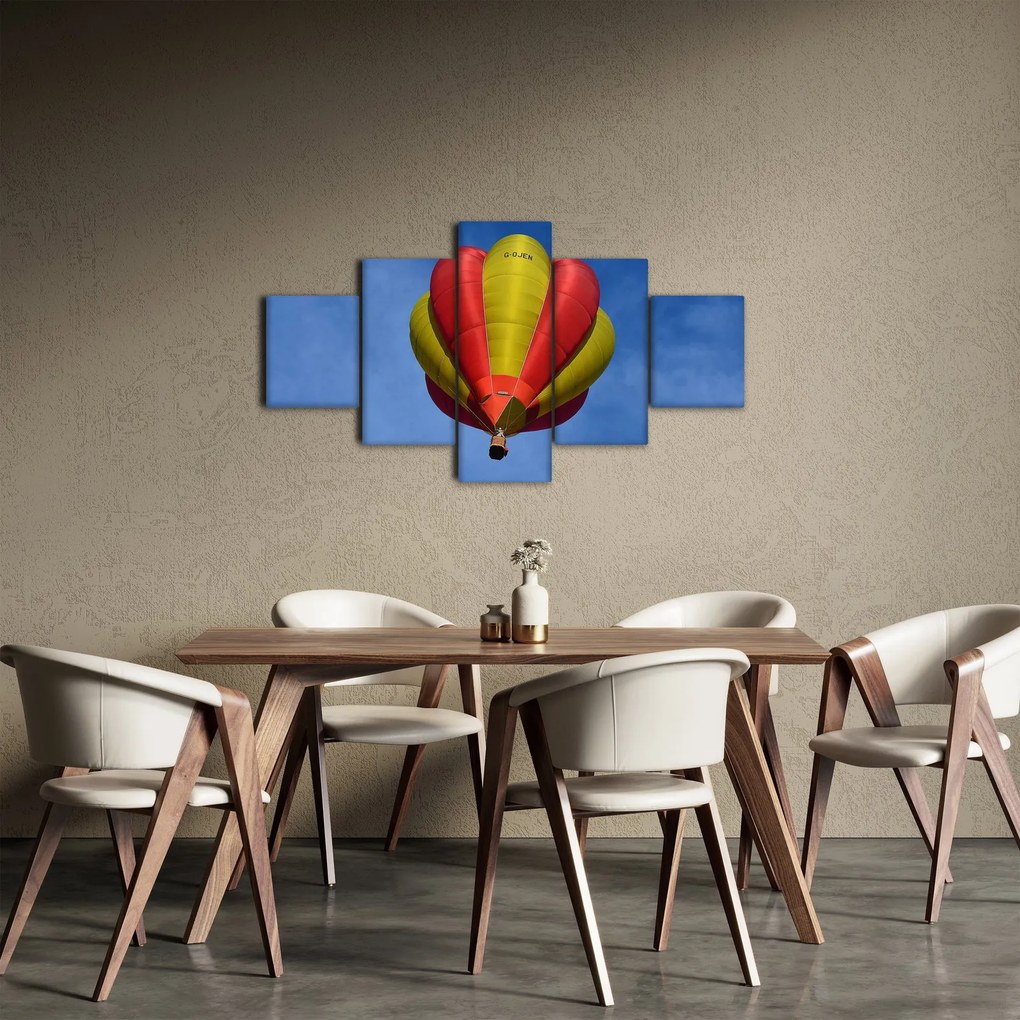 Obraz latającego balonu (125x70 cm)