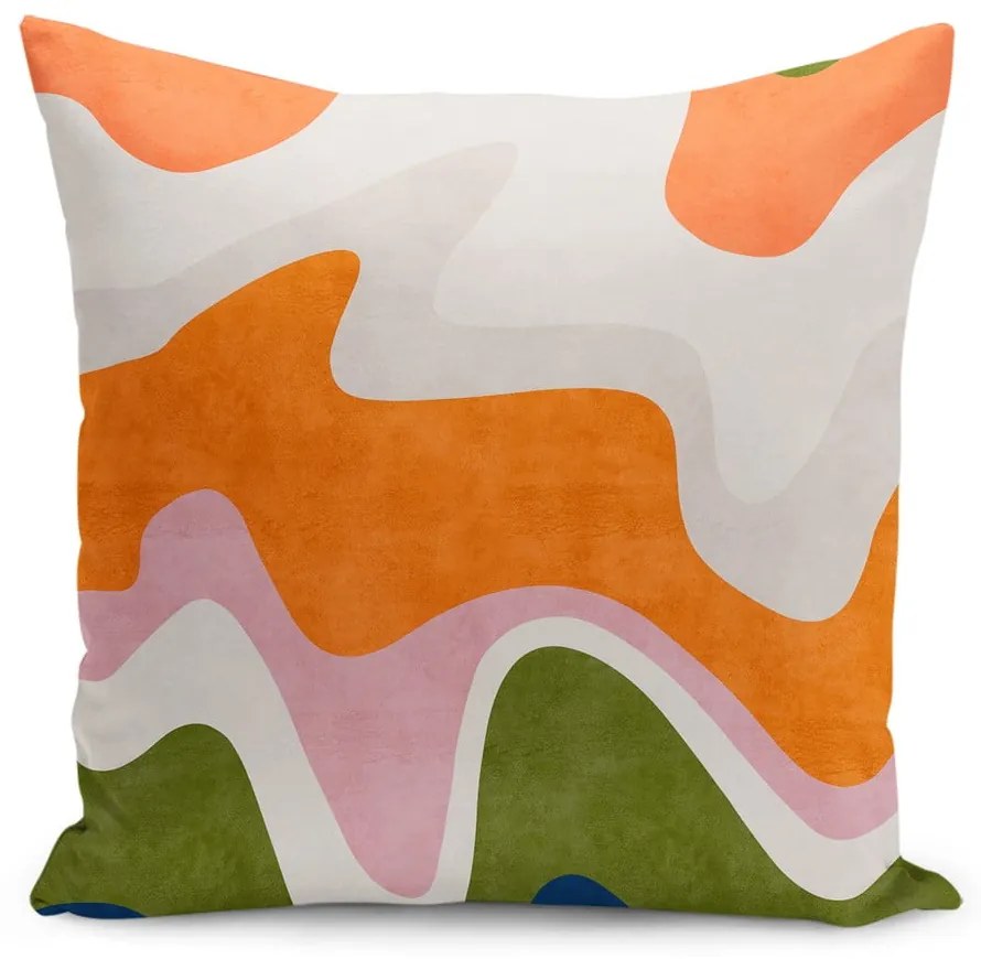 Poszewka na poduszkę 43x43 cm Squiggly Orange – Mila Home