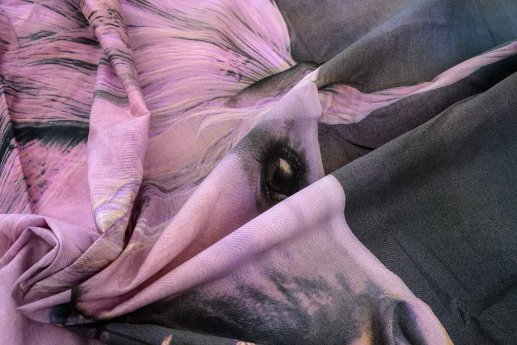 PrzytulneMieszkanie.pl PrzytulneMieszkanie.pl Dziecięca pościel MAGIC HORSE kolorowa Rozmiar pościeli: 50 x 75 cm | 140 x 200 cm