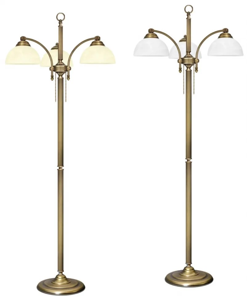 Mosiężna lampa podłogowa B-P3
