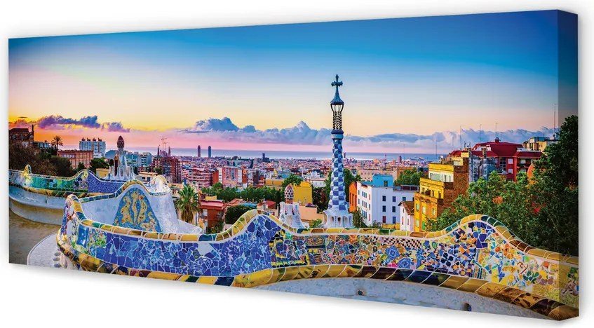 Obraz na płótnie Słoneczna Panorama Hiszpanii