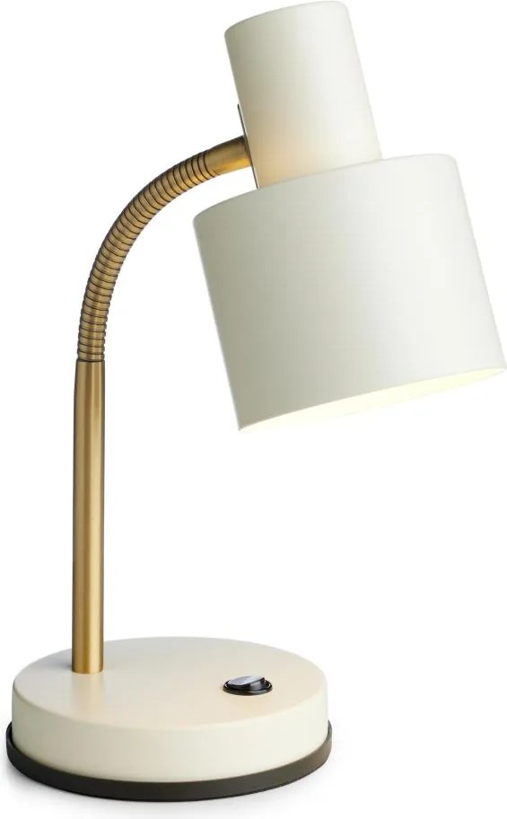 Halo Design 746910 - Lampa stołowa VOGUE 1xE27/40W/230V kremowa/mosiężna