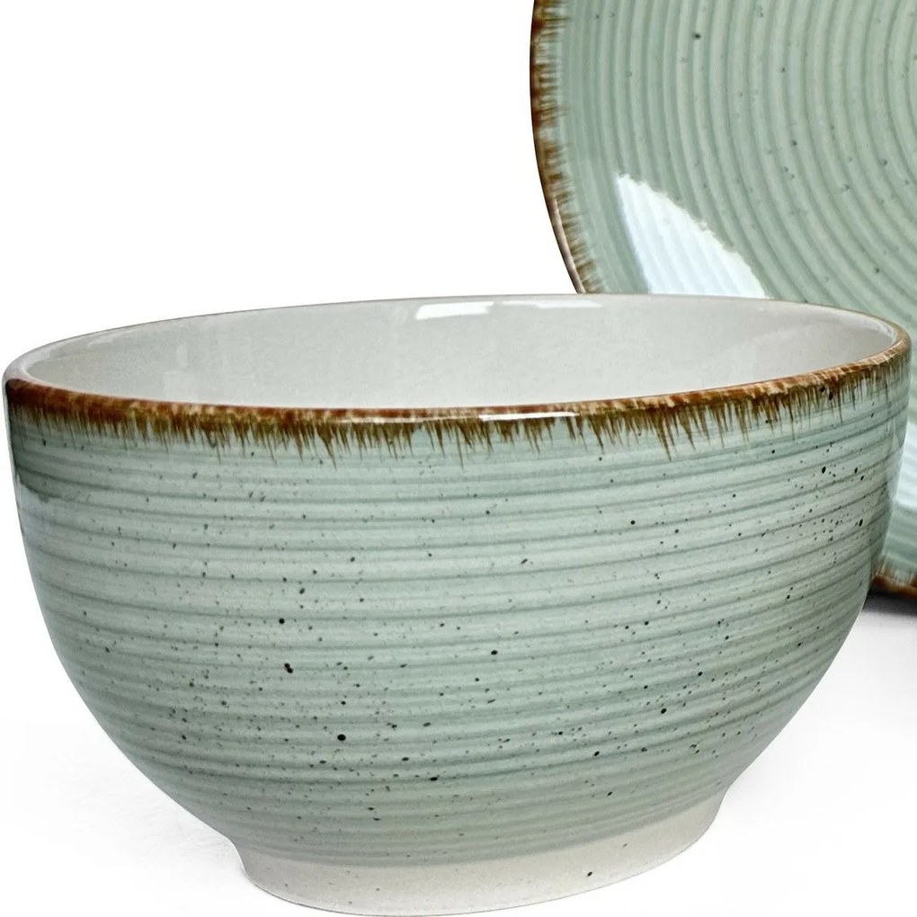 Banquet Zestaw obiadowy Spiral Green, 30 szt.