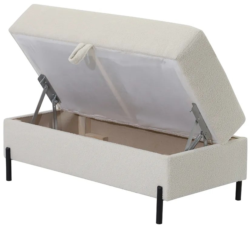 Podnóżek Tymon 100 × 50 cm Turkusowy