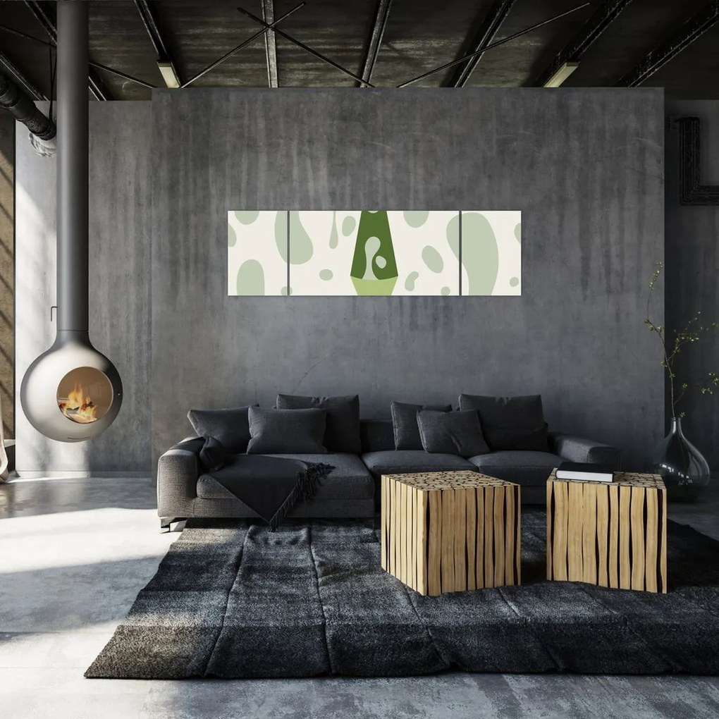 Obraz - Hipisi, lampa lawowa (170x50 cm)