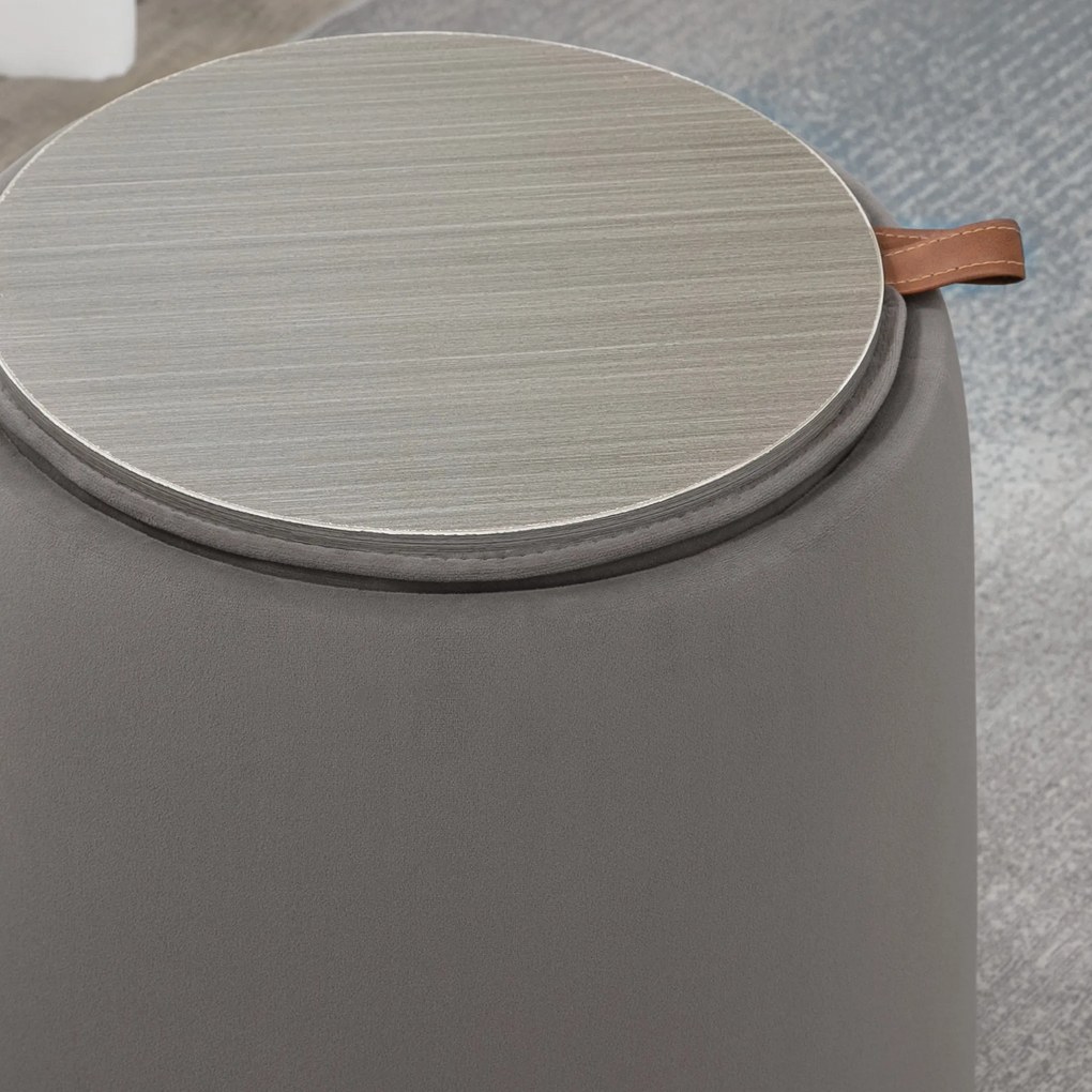 HOMCOM Puf z pojemnikiem na przechowywanie